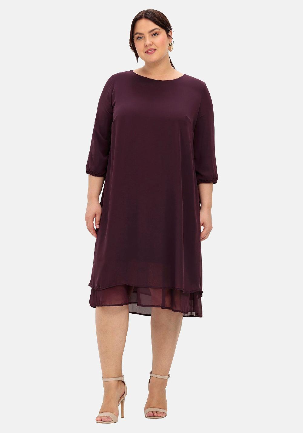 sheego Kleid in Lagen-Optik Discount Store für neue Produkte