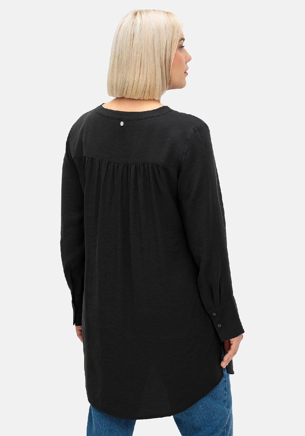 sheego Longbluse mit Raffung am Rückenteil Nur noch ein Tag übrig
