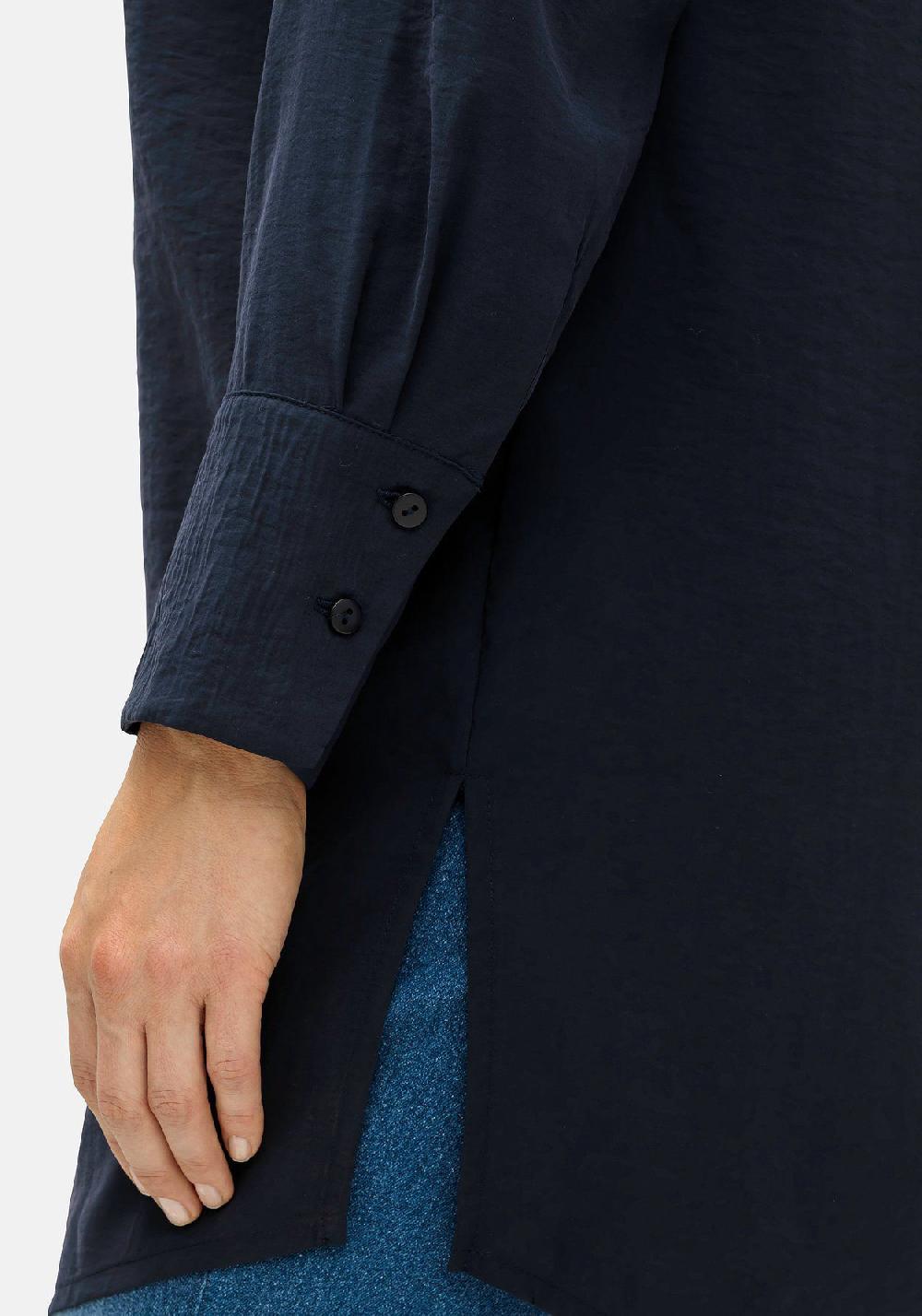 sheego Longbluse mit Raffung am Rückenteil Super Rabatt