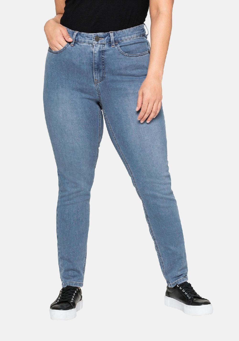 sheego Jeans Super elastisches Power-Stretch-Material 50% Rabatt mit kostenlosem Versand