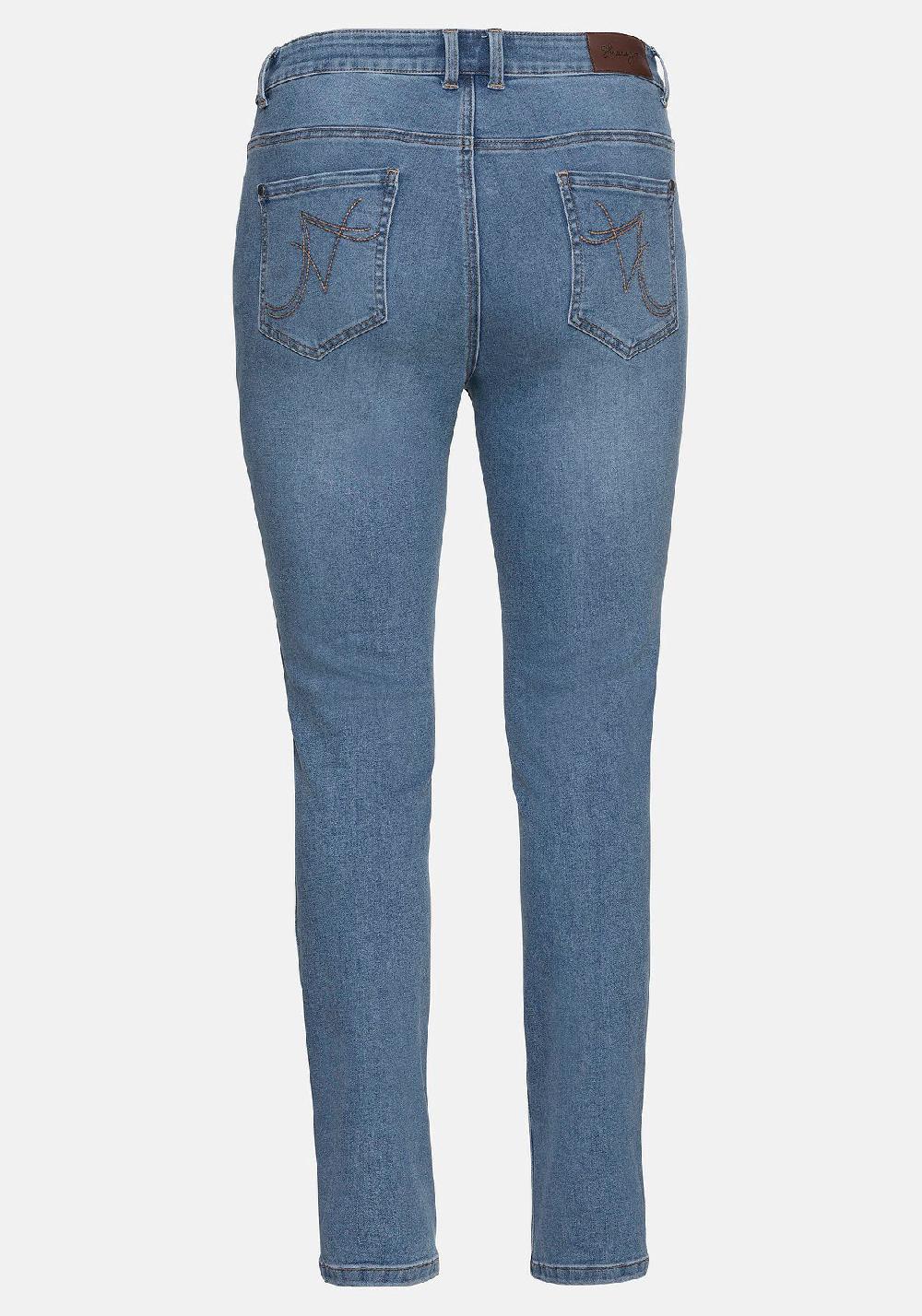 sheego Jeans Super elastisches Power-Stretch-Material 50% Rabatt mit kostenlosem Versand