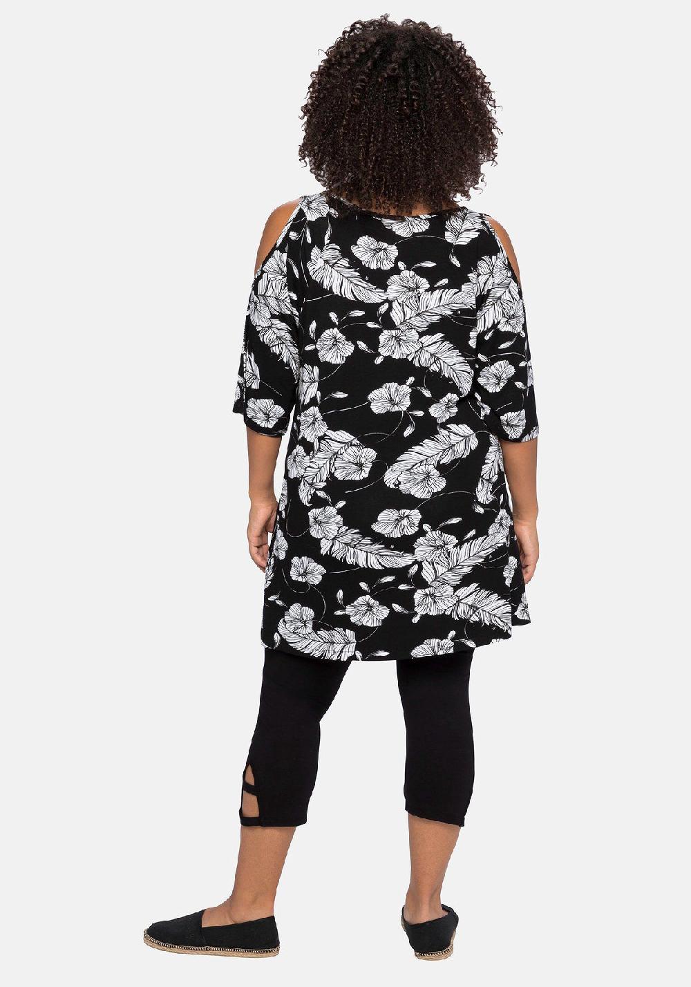 sheego Strandshirt und Leggings im Set mit Caprileggings Clearance-Verkauf