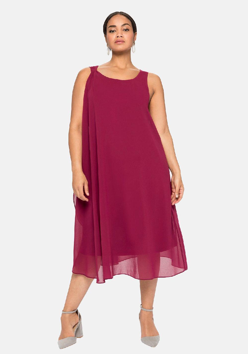 sheego Kleid in figurumspielender Passform Outlet