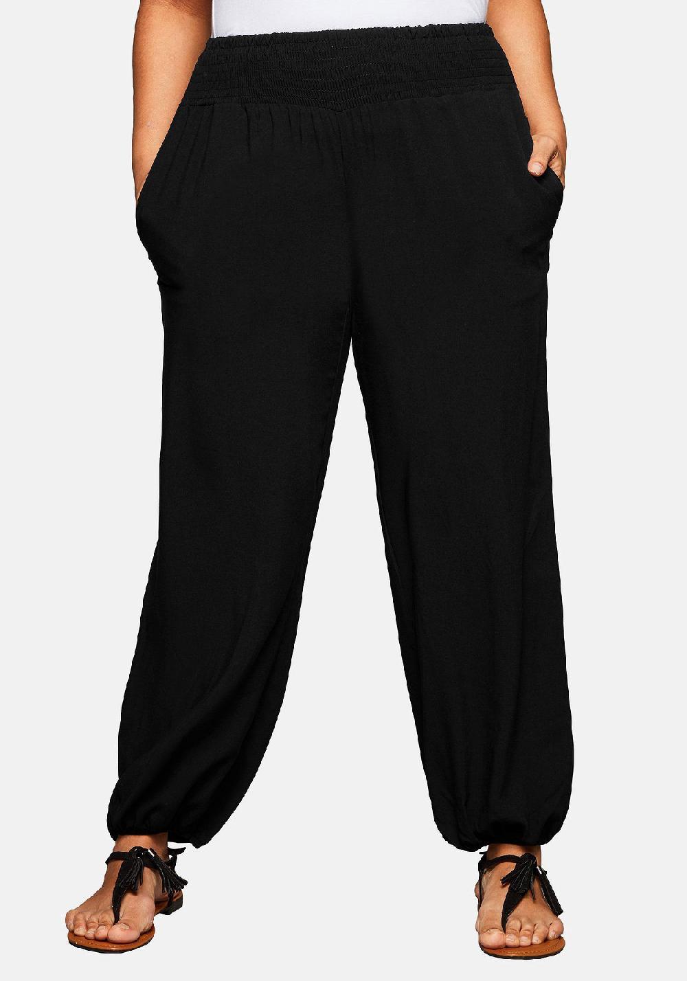 sheego Strandhose mit breitem elastischen Bund Verkauf