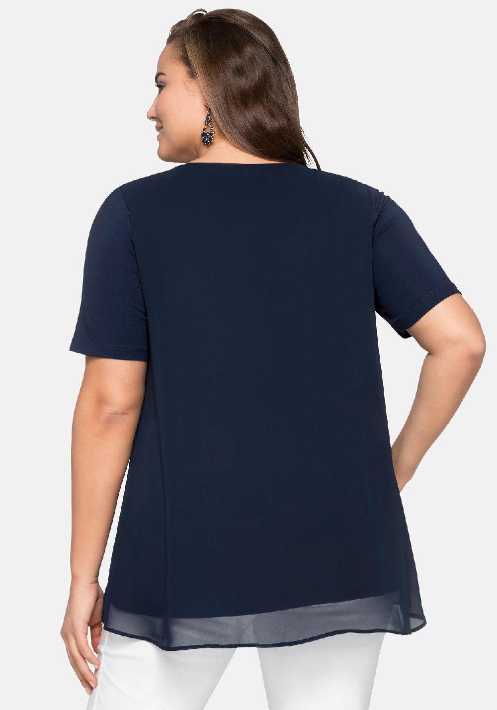 sheego Blusenshirt im Lagenlook im Angebot