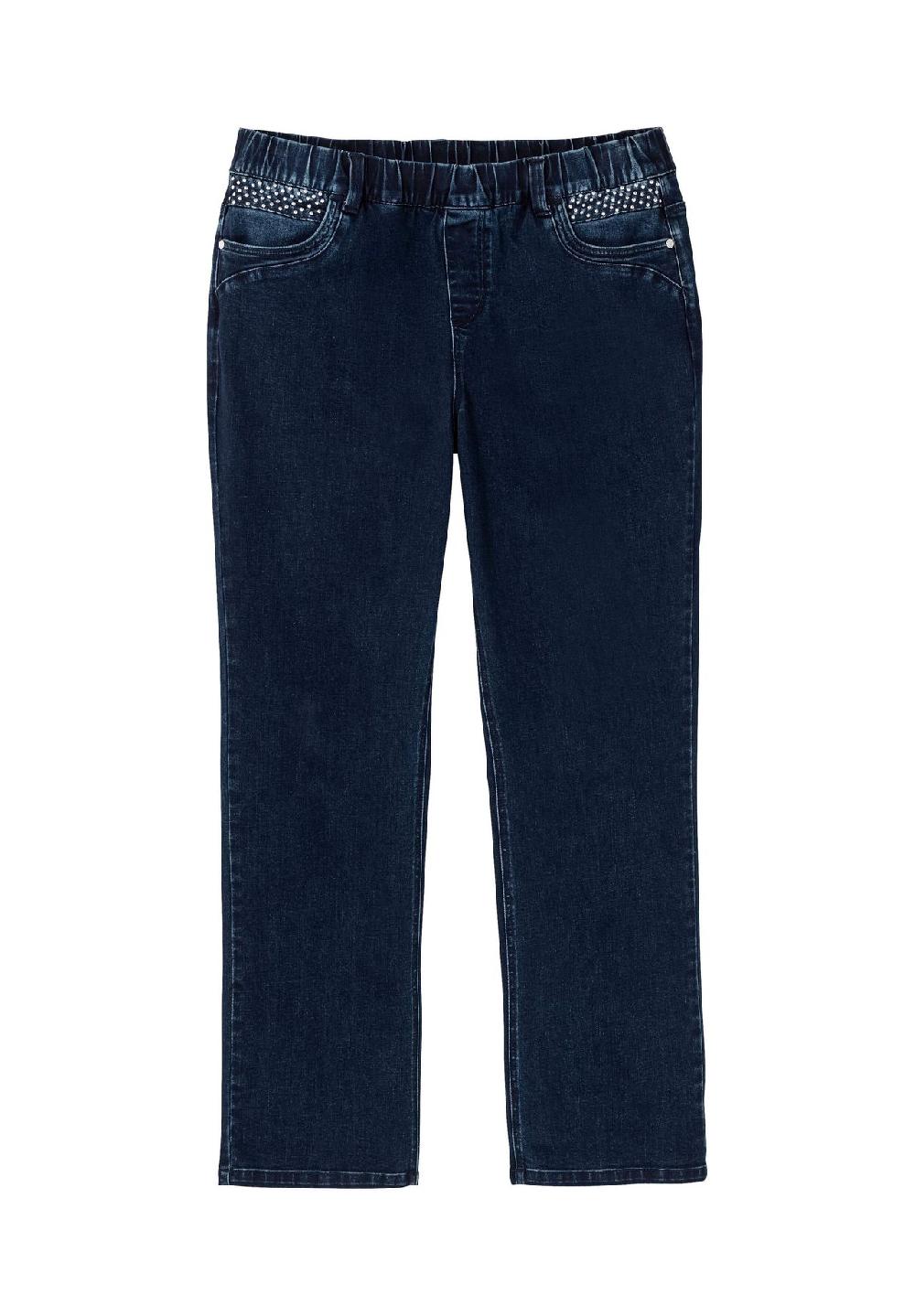 sheego Gerade Jeans mit Powernetz-Einsatz Saisonschlussverkauf