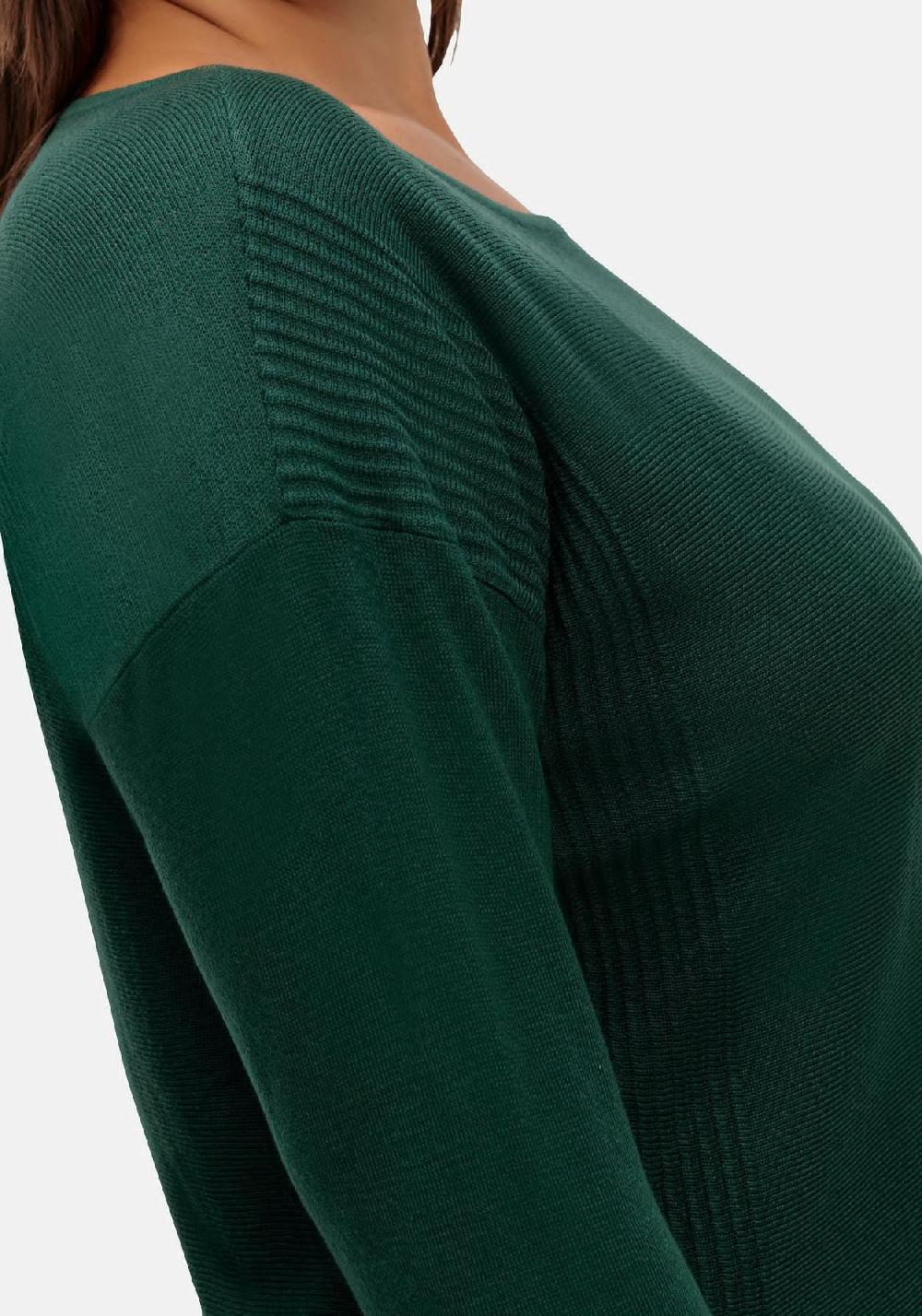 sheego Pullover mit Rundhalsausschnitt und Ripp-Details Weihnachtsangebot