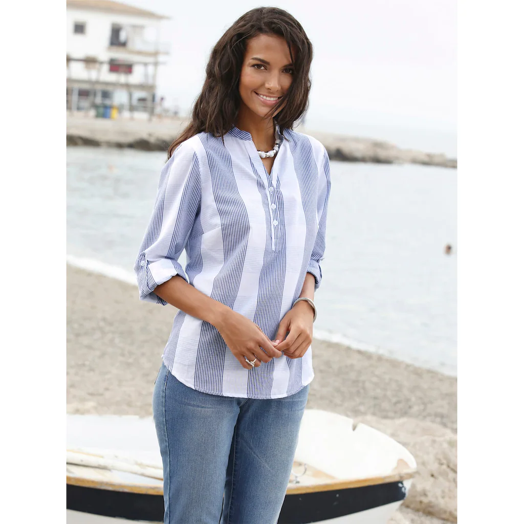 Casual Looks Schlupfbluse Kostenlose Rückgabe