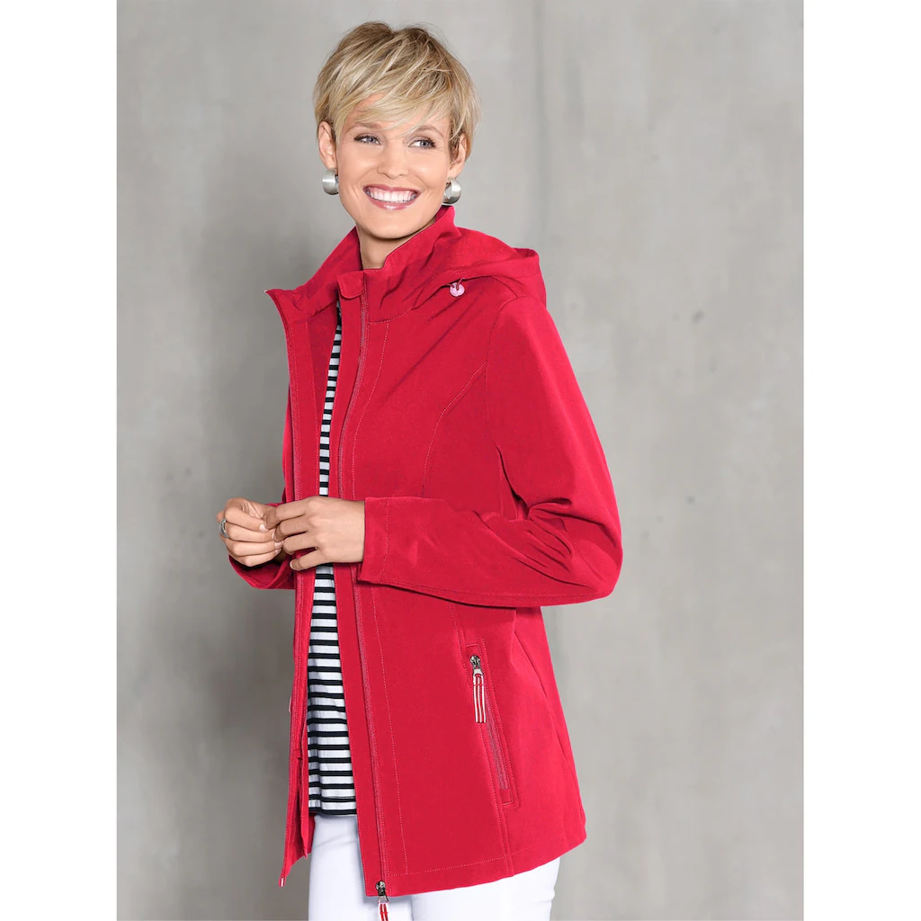 Classic Basics Softshelljacke mit Kapuze