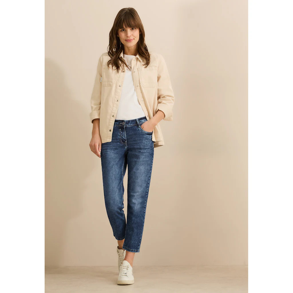 STREET ONE Slim-fit-Jeans aus Baumwolle mit Stretchanteil Bis zu 50% Rabatt