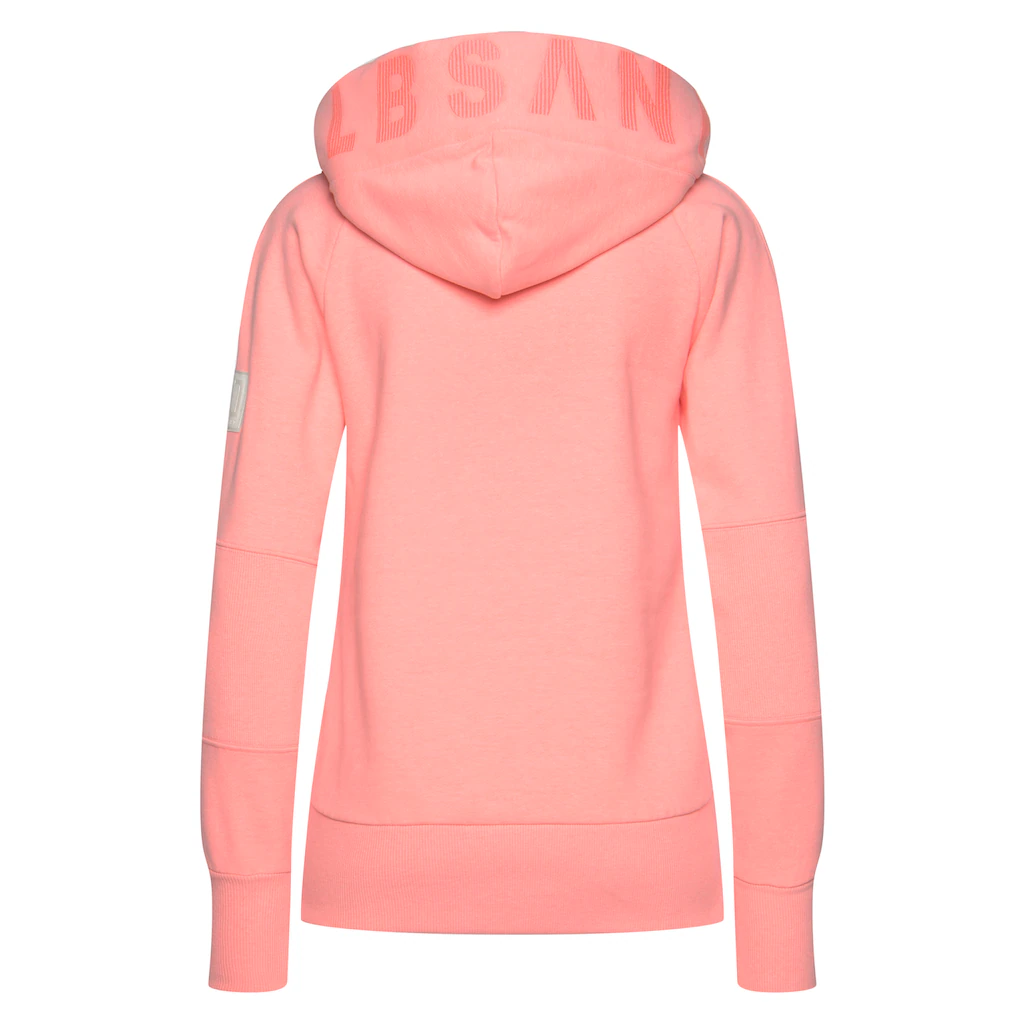Elbsand Kapuzensweatjacke »Kelda« mit Logoprint und Taschen Freizeitjacke sportlich-casual Sonderangebot der Fabrik