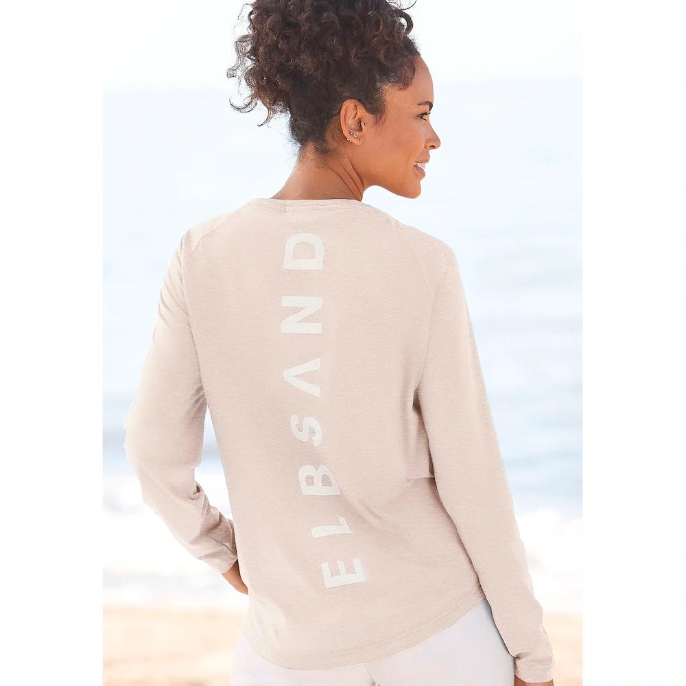 Elbsand Longsleeve »Tira« mit Logodruck hinten Langarmshirt sportlich-casual