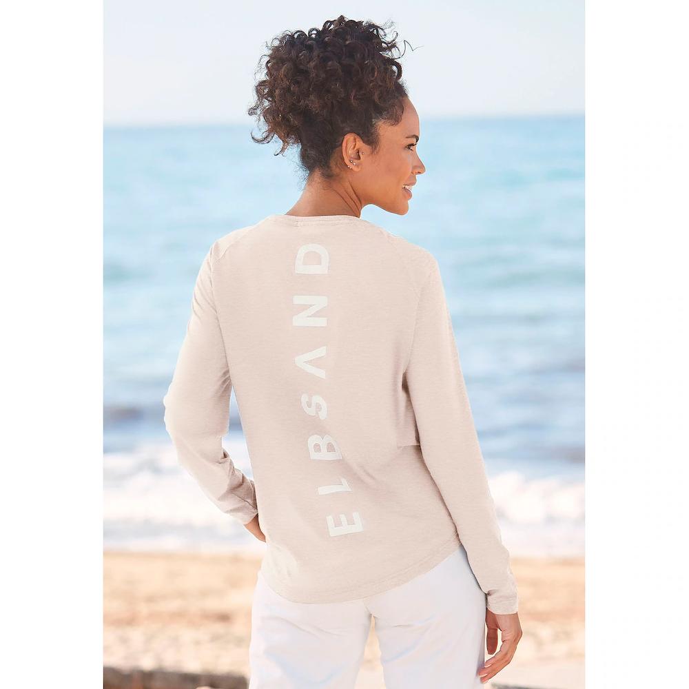 Elbsand Longsleeve »Tira« mit Logodruck hinten Langarmshirt sportlich-casual Nur noch ein Tag übrig