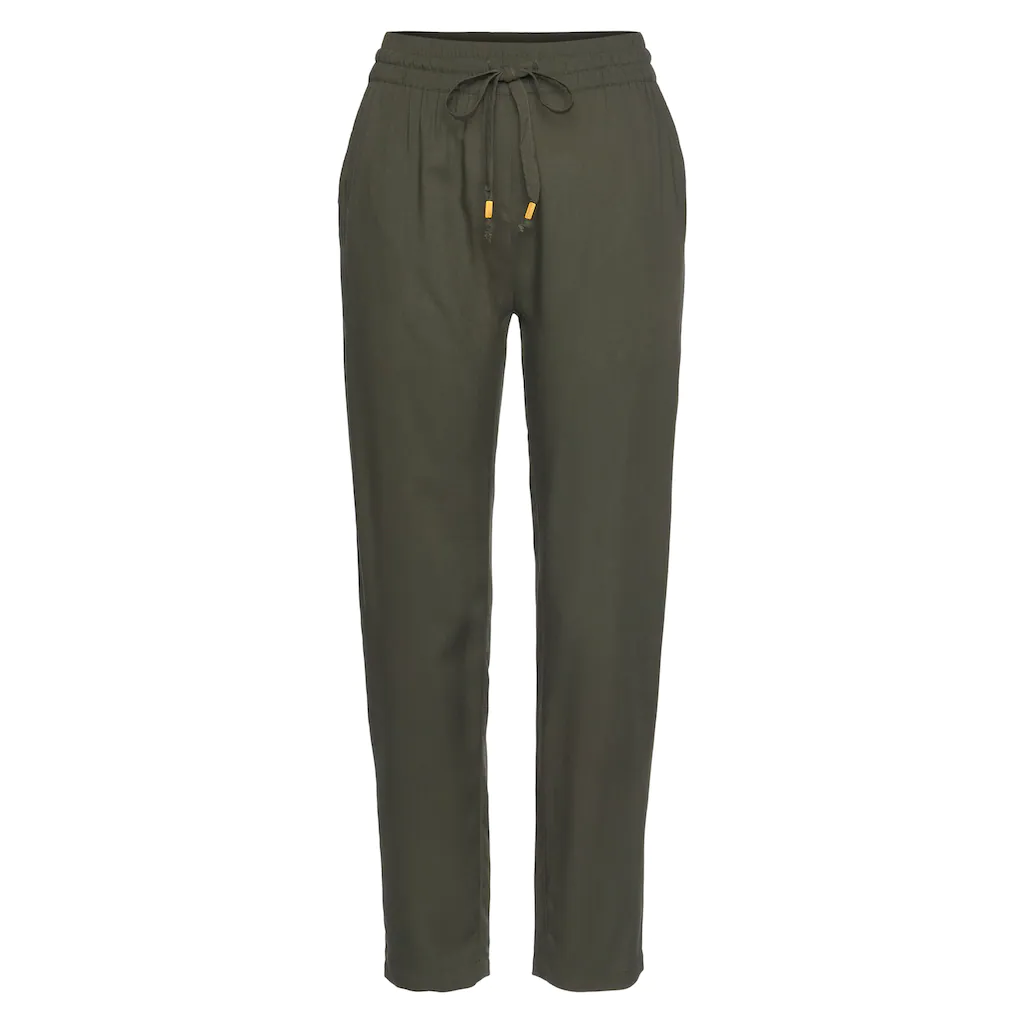 LASCANA Schlupfhose aus gewebter Viskose schmaler Schnitt Sommerhose Business-Look Super Rabatt