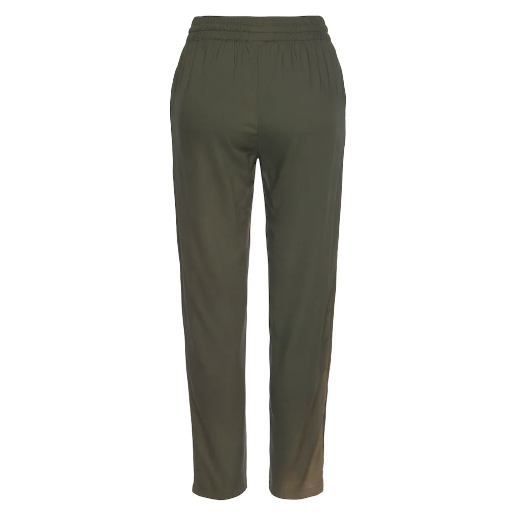 LASCANA Schlupfhose aus gewebter Viskose schmaler Schnitt Sommerhose Business-Look Super Rabatt