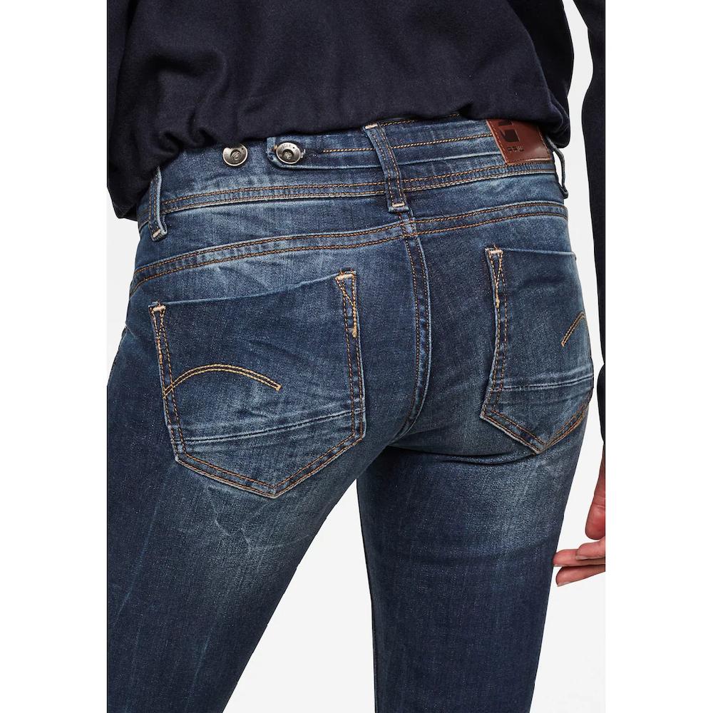 G-STAR Straight-Jeans »Midge« 5-Pocket-Design mit markanten Steppnähten Rabatte dieses Monats