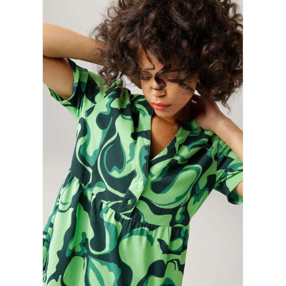 Aniston CASUAL Sommerkleid mit farbenfrohem graphischem Druck Outlet