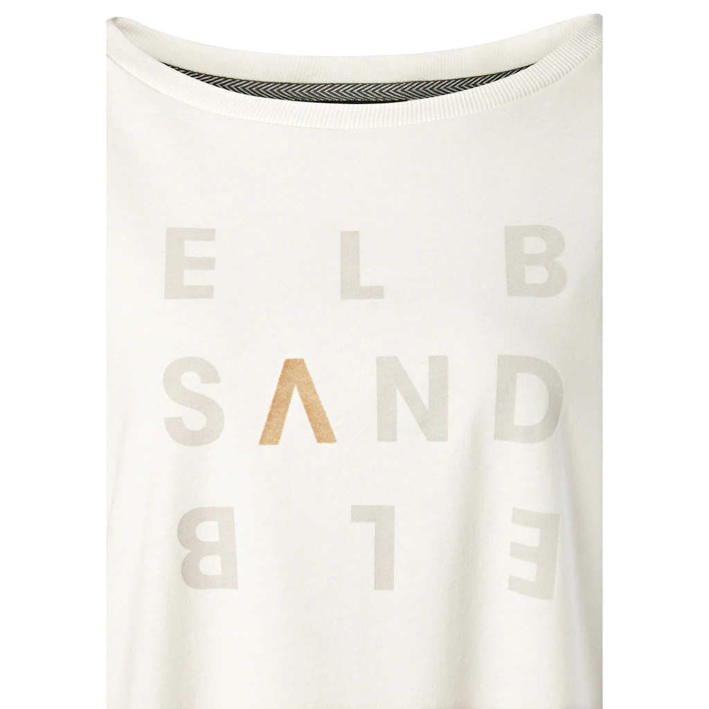 Elbsand Longsleeve »Ingiara« mit Logodruck vorne Langarmshirt sportlich-casual Hotsell