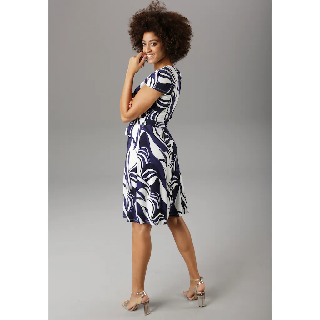 Aniston SELECTED Sommerkleid mit grafischem Druck Limitierter Zeitrabatt