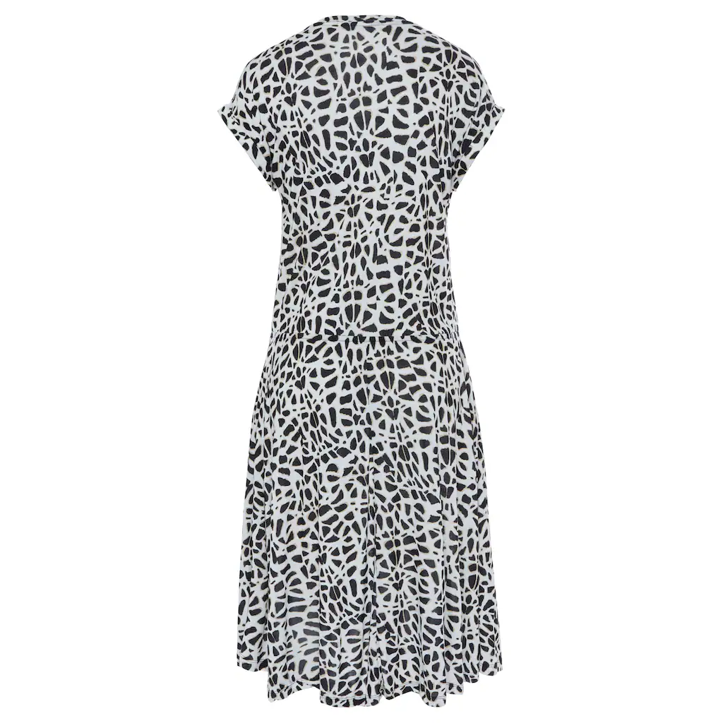 LASCANA Jerseykleid mit Animalprint kurzärmliges Sommerkleid casual-chic Black Friday