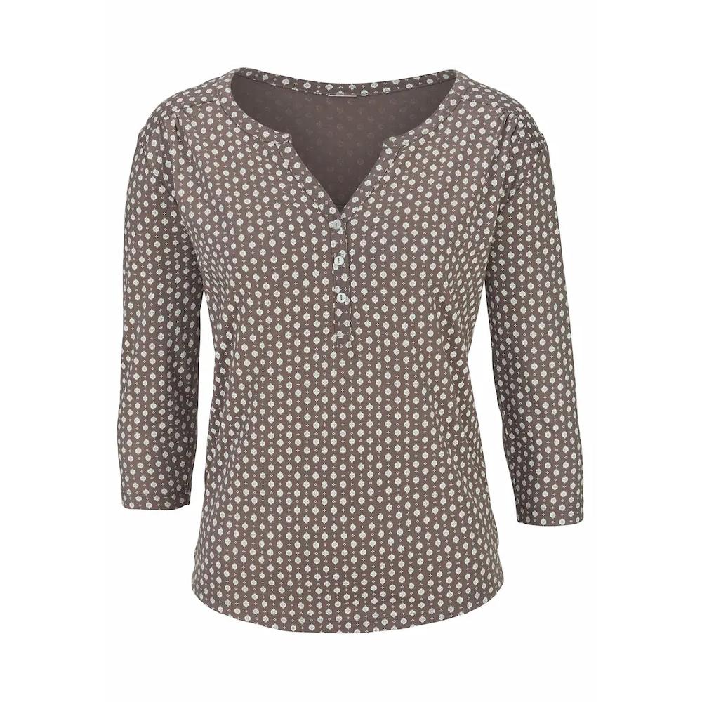 LASCANA Blusenshirt »mit Knopfleiste« aus pflegeleichter Qualität mit Viskose Valentinstagsangebot