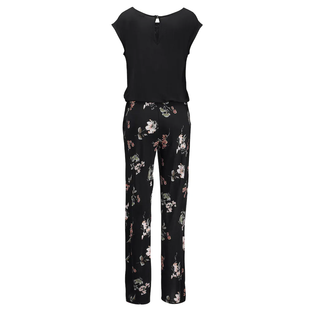 LASCANA Overall mit weitem Bein und Taschen lockerer Jumpsuit sommerlich Saisonale Angebote