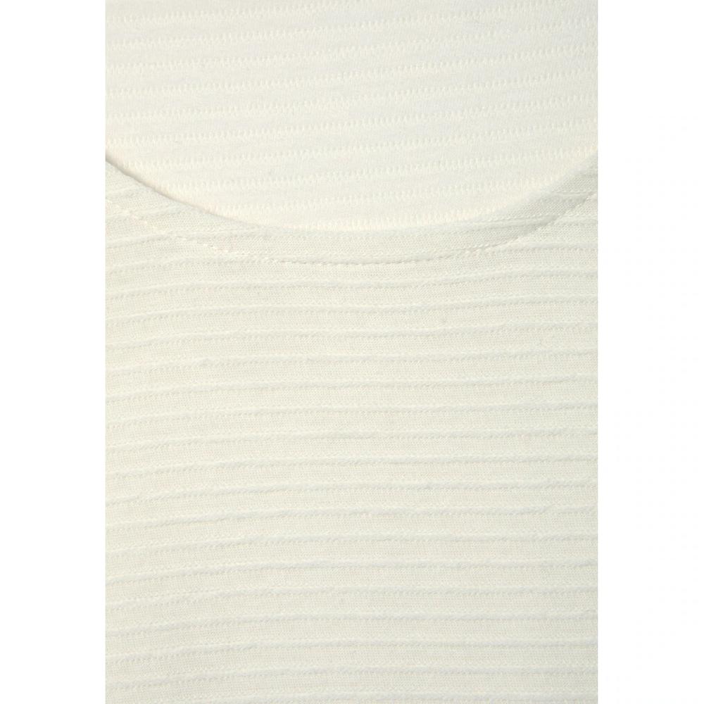 LASCANA Langarmshirt »mit Streifenstruktur« aus weicher Baumwoll-Qualität Räumungsverkauf