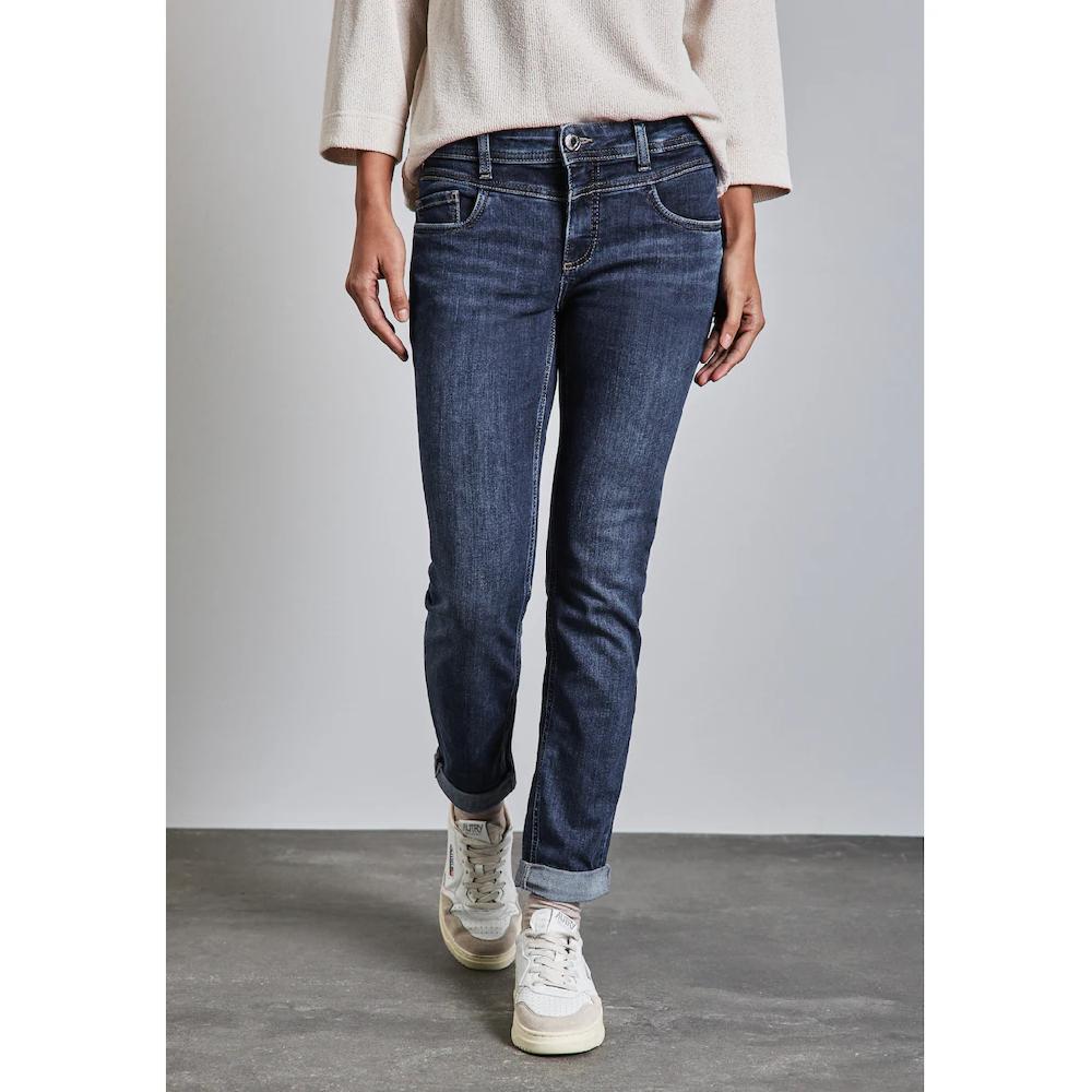 STREET ONE Gerade Jeans Middle Waist Sonderangebote