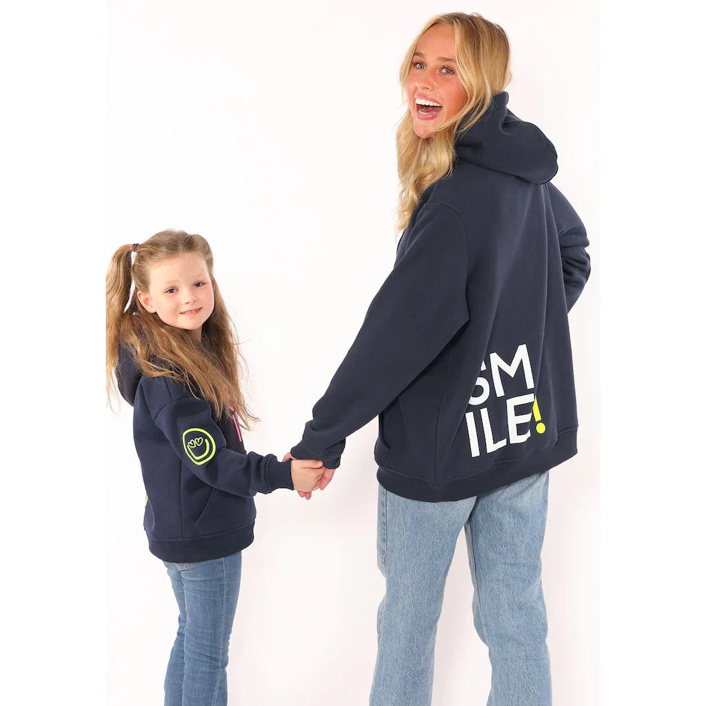 Zwillingsherz Hoodie »"Alissa"« mit SMILE Print Riesige Ersparnisse