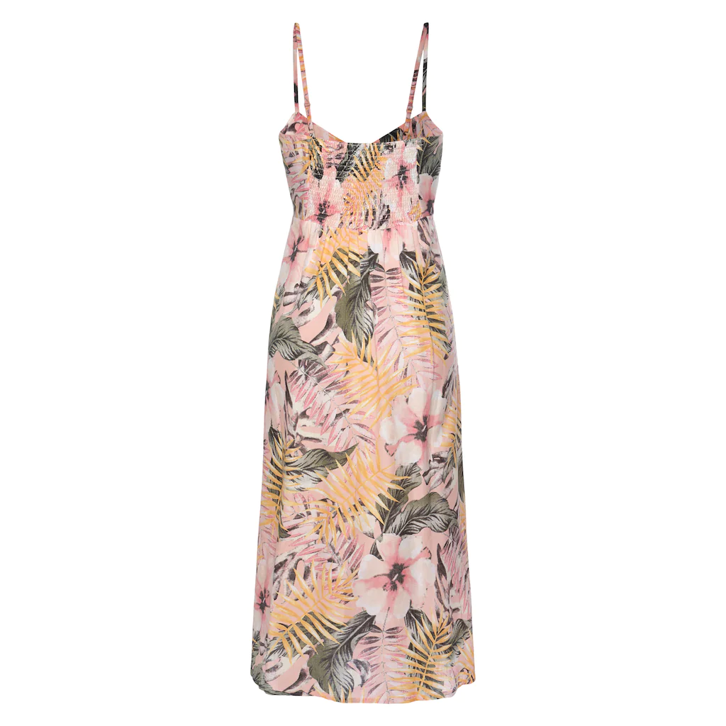 LASCANA Sommerkleid aus Leinenmix Midikleid mit Knopfleiste vorne Strandkleid Wochenangebot
