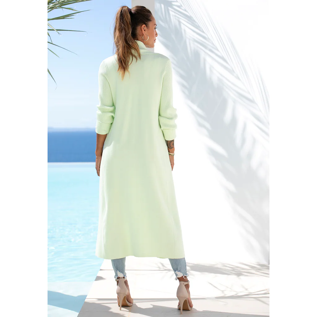 LASCANA Longstrickjacke Letzter Tag