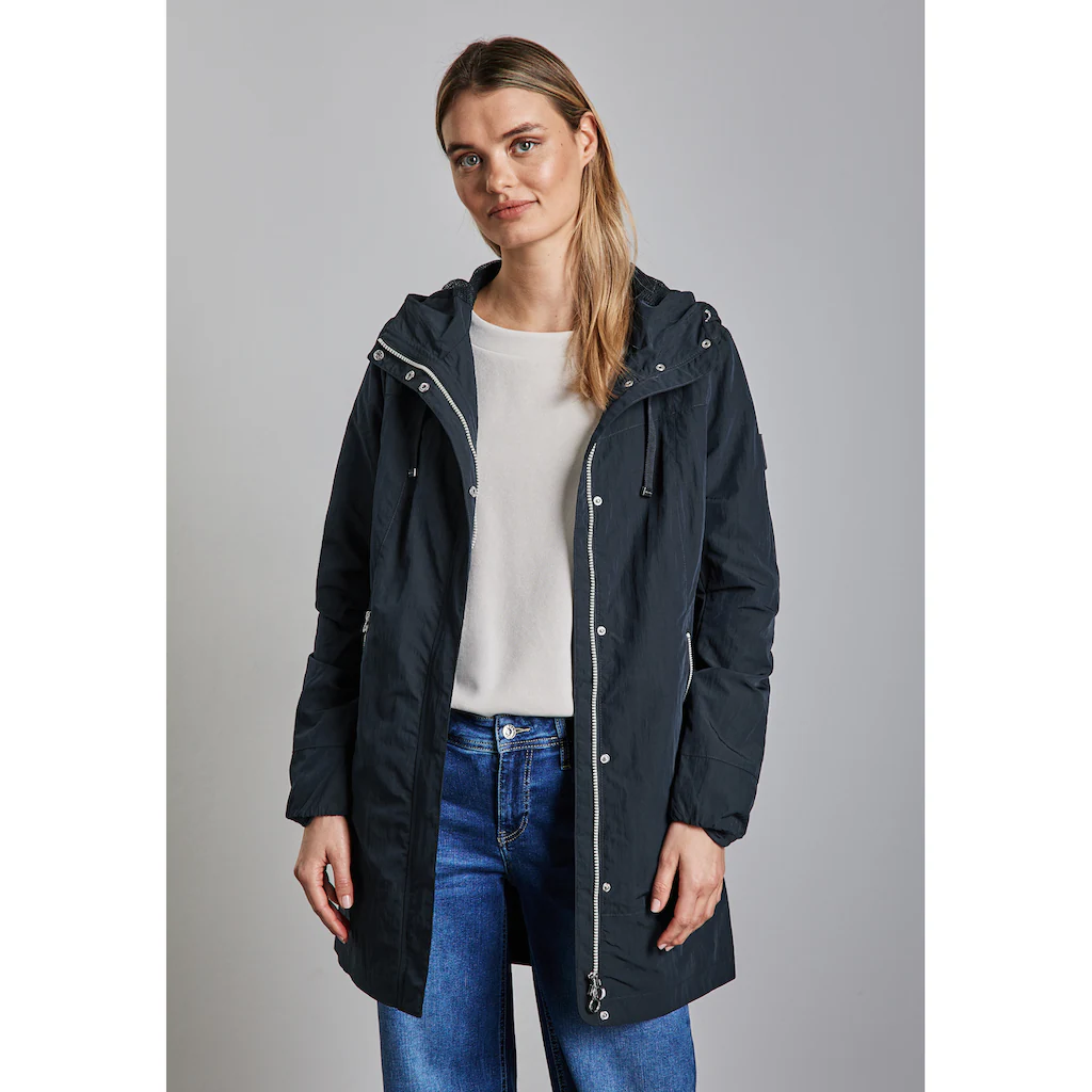 STREET ONE Kurzjacke mit Kapuze mit Kapuze
