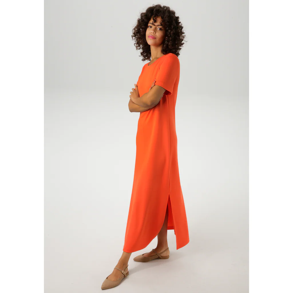 Aniston CASUAL Maxikleid mit Seitenschlitzen - NEUE KOLLEKTION