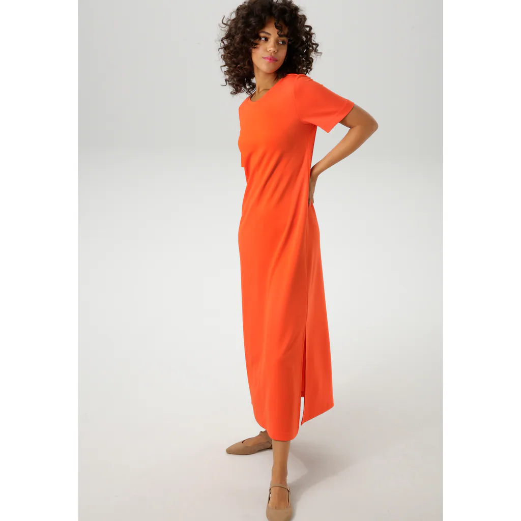 Aniston CASUAL Maxikleid mit Seitenschlitzen - NEUE KOLLEKTION Nur noch ein Tag übrig