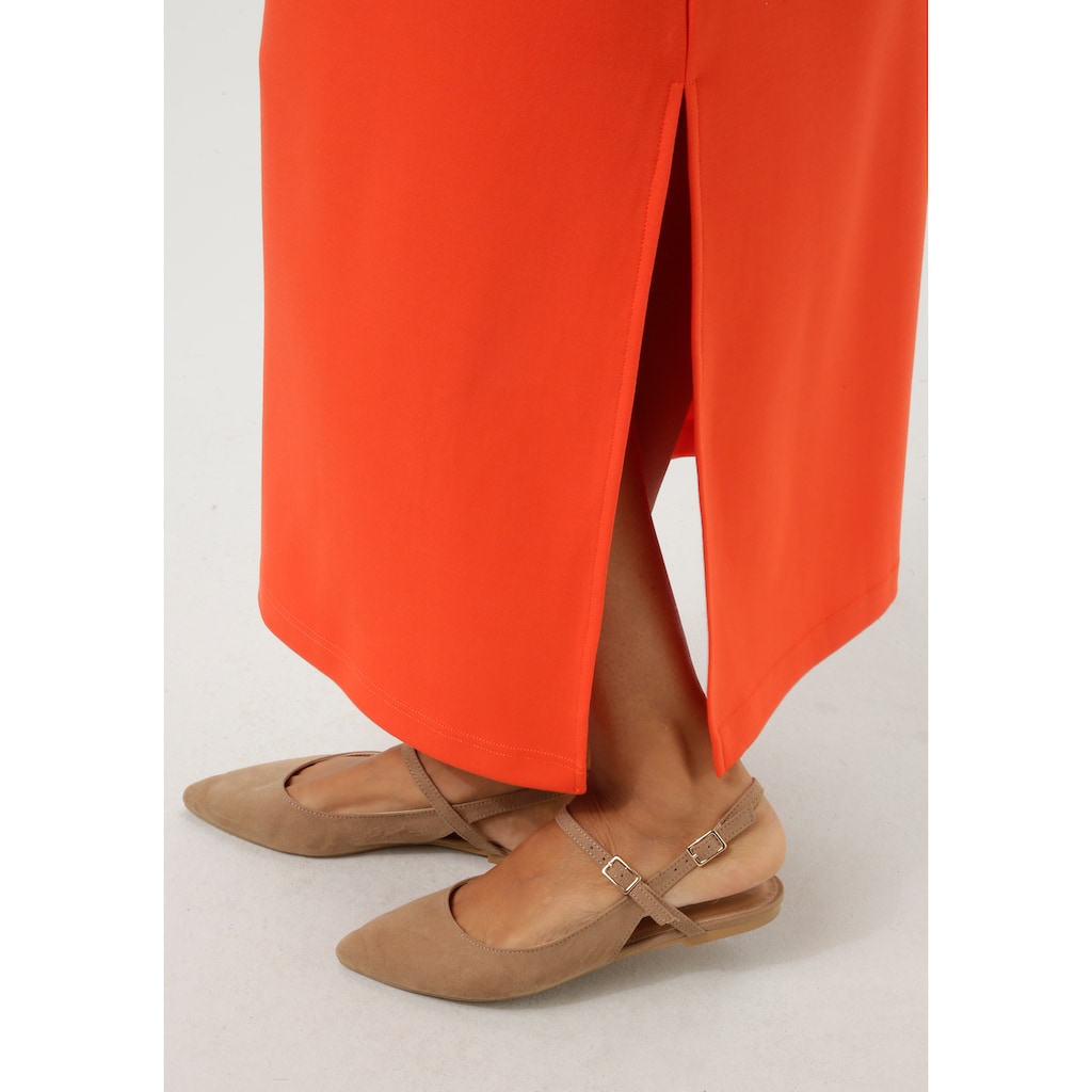 Aniston CASUAL Maxikleid mit Seitenschlitzen - NEUE KOLLEKTION Nur noch ein Tag übrig