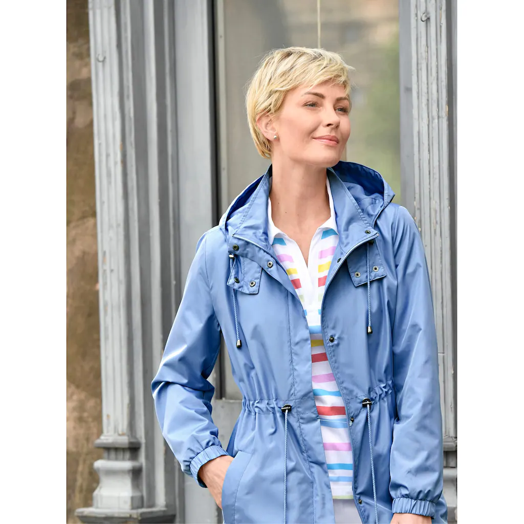 Classic Basics Langjacke mit Kapuze