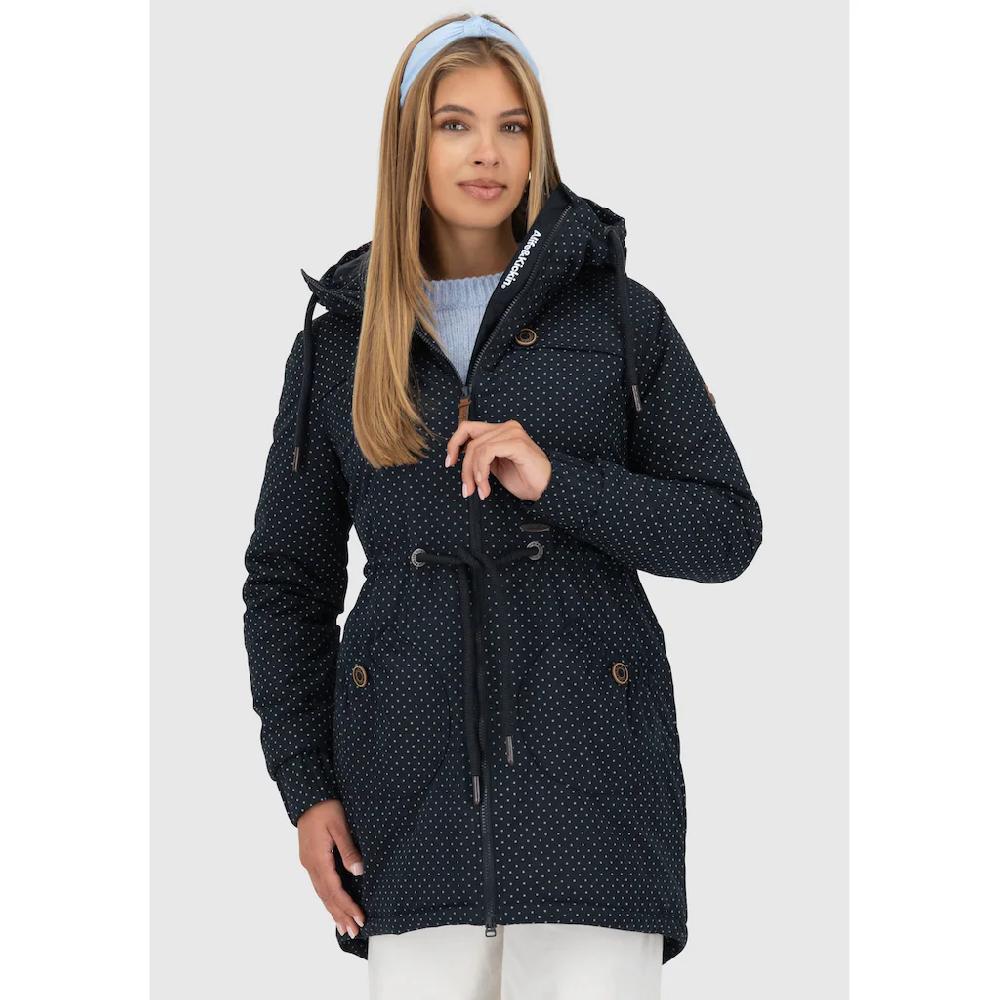 Alife & Kickin Outdoorjacke »CHARLOTTEAKB« mit Kapuze gefütterter Parka Kapuzenjacke durch Bindeband tailliert Begrenzt auf 3 Tage