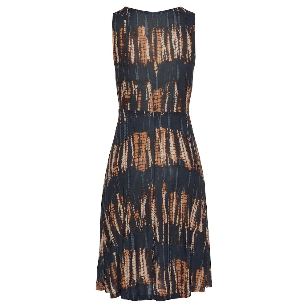 Buffalo Jerseykleid mit Alloverdruck und Bindeband Trägerkleid Strandkleid sommerlich Speichern exportieren