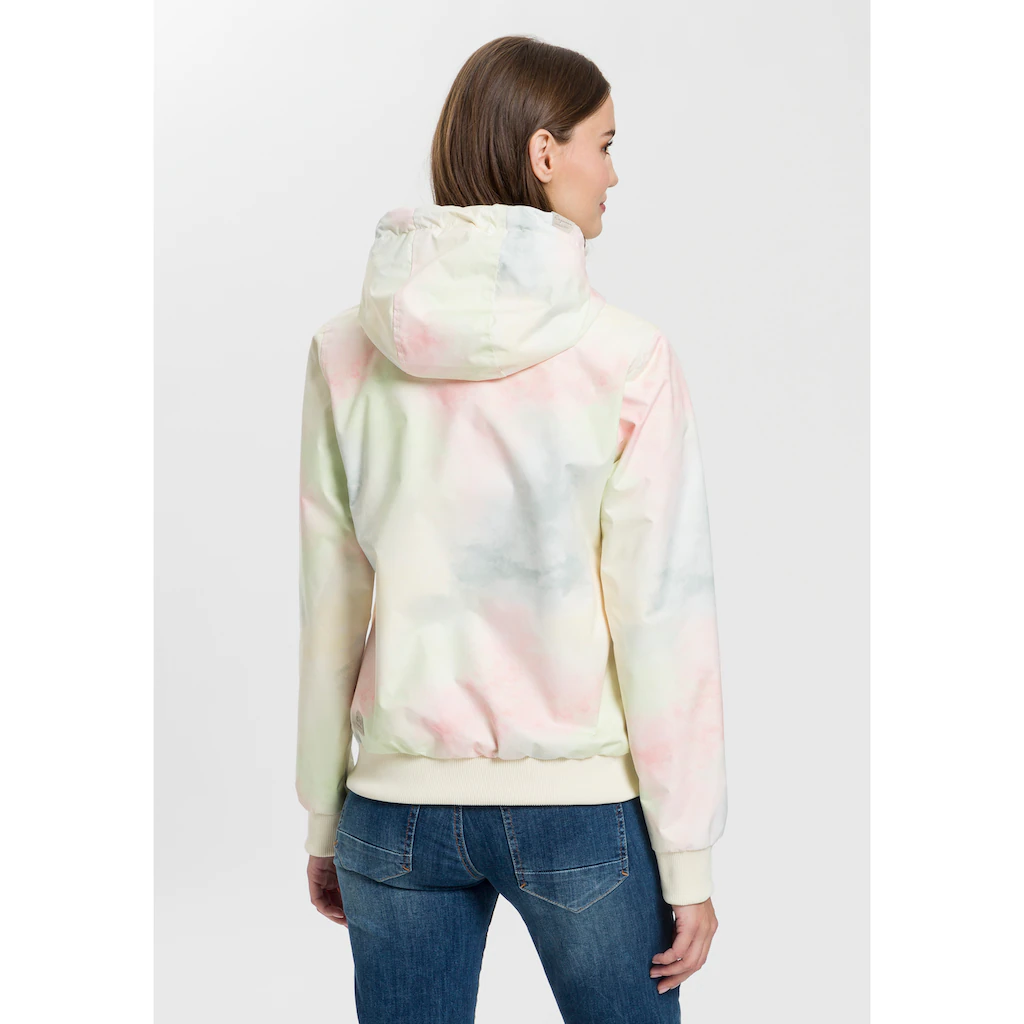 Ragwear Funktionsjacke »NUGGIE OMBRE O« mit Kapuze Übergangsjacke aus wasserabweisendem Material Kostenloser Versand