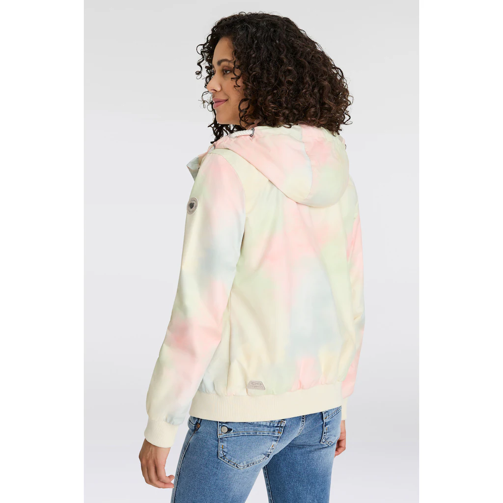 Ragwear Funktionsjacke »NUGGIE OMBRE O« mit Kapuze Übergangsjacke aus wasserabweisendem Material Kostenloser Versand