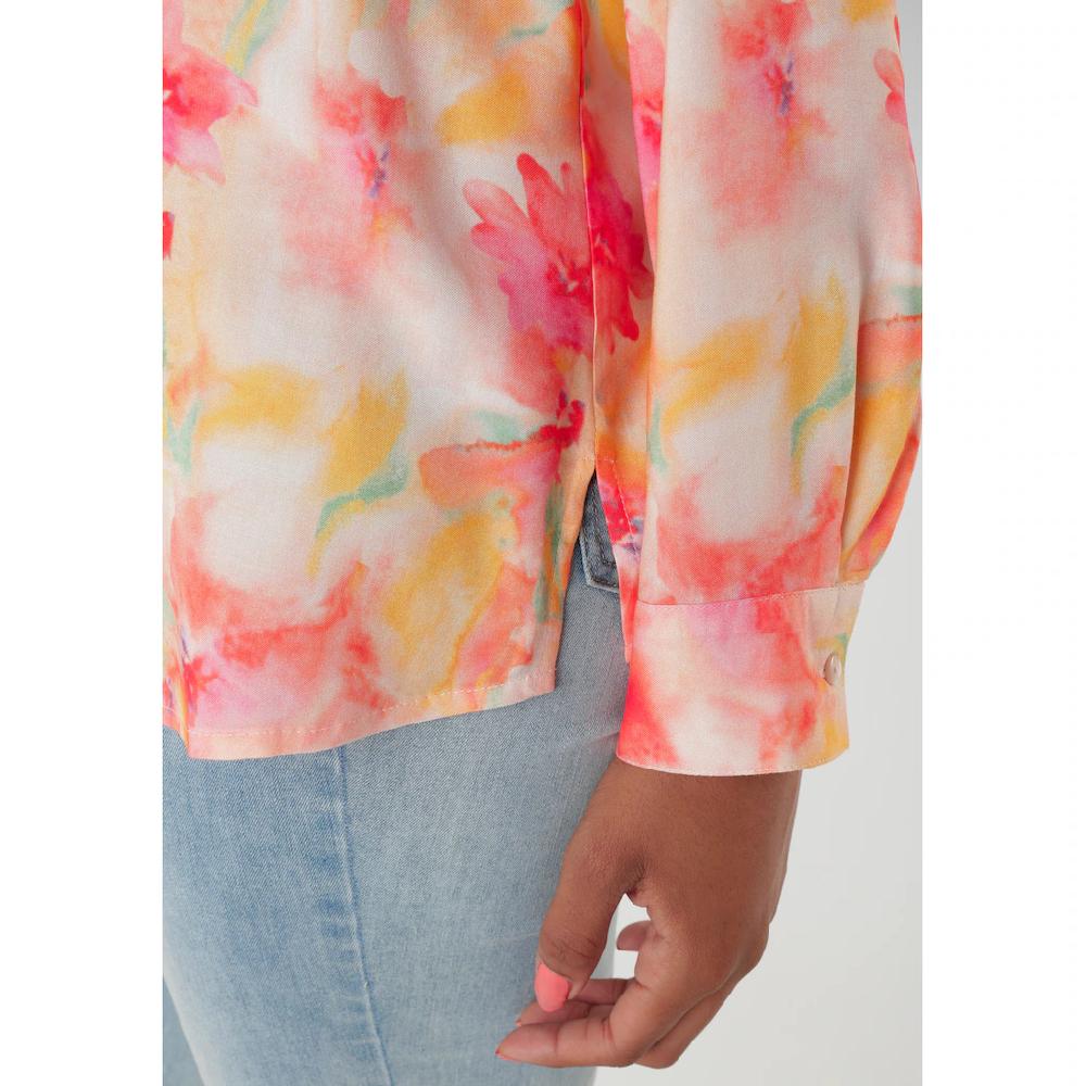 Aniston SELECTED Hemdbluse mit frischen und farbenfrohen Batikdruck - NEUE KOLLEKTION Flash Sale