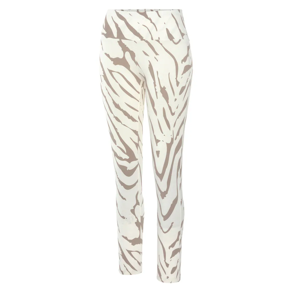 LASCANA Leggings mit Zebramuster und breitem Bund Loungewear Muttertagsangebot