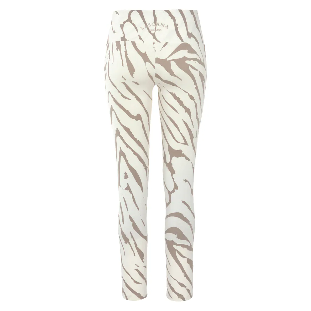 LASCANA Leggings mit Zebramuster und breitem Bund Loungewear Muttertagsangebot