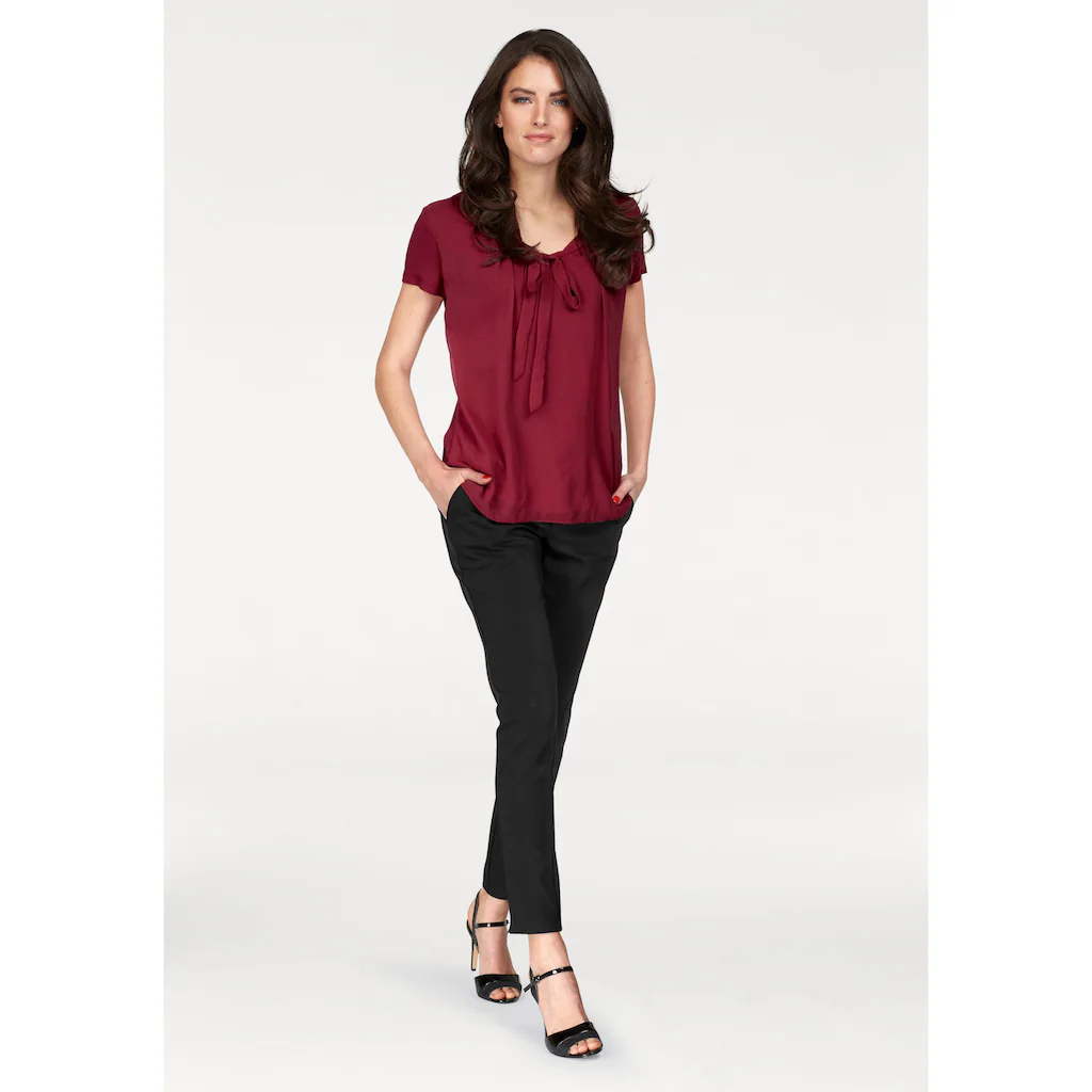 Aniston SELECTED Shirtbluse mit gedoppeltem Vorderteil Online Outlet