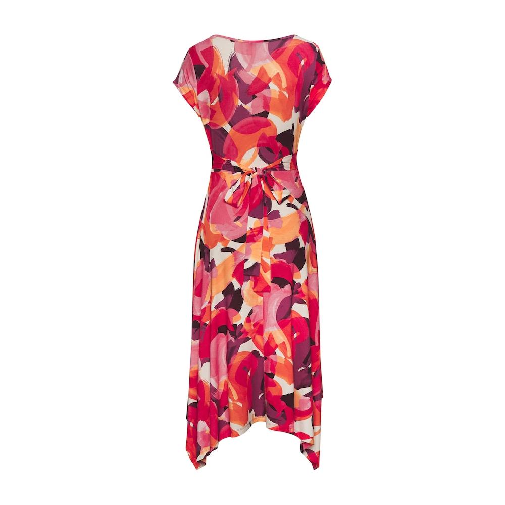 Vivance Midikleid mit Alloverdruck luftiges Sommerkleid in Wickeloptik Strandkleid Zeitlich begrenztes Angebot