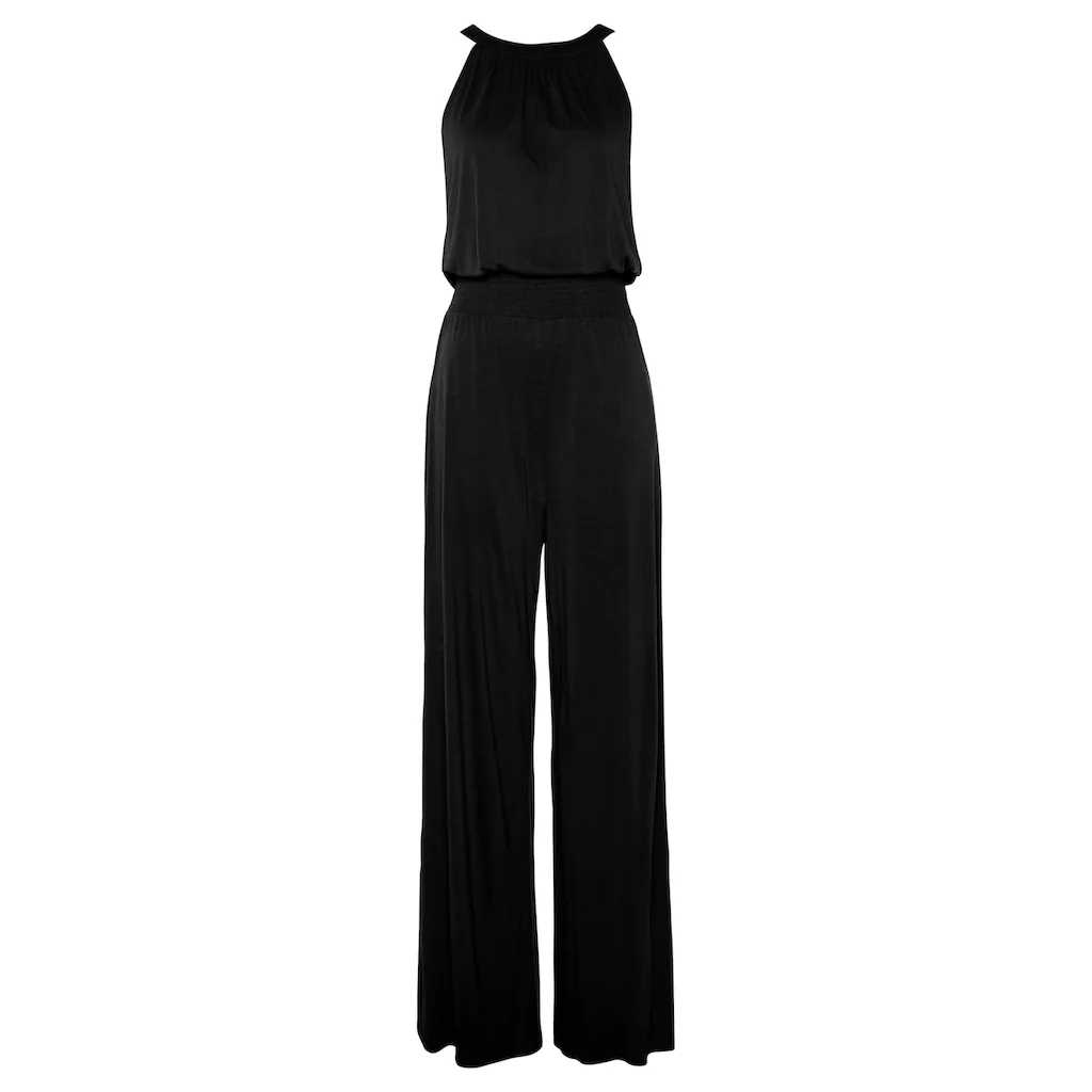s.Oliver Overall mit breitem Smokeinsatz eleganter Jumpsuit festlich Neuheiten