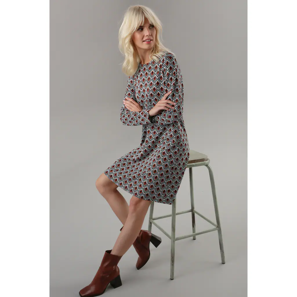 Aniston SELECTED Jerseykleid in leichter A-Linien-Form Riesige Ersparnisse