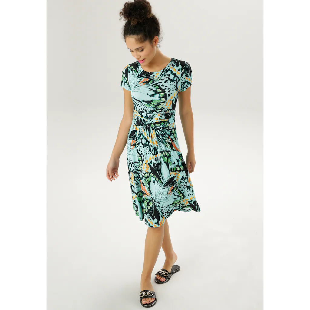 Aniston SELECTED Sommerkleid mit extravagantem Druck Tiefpreis