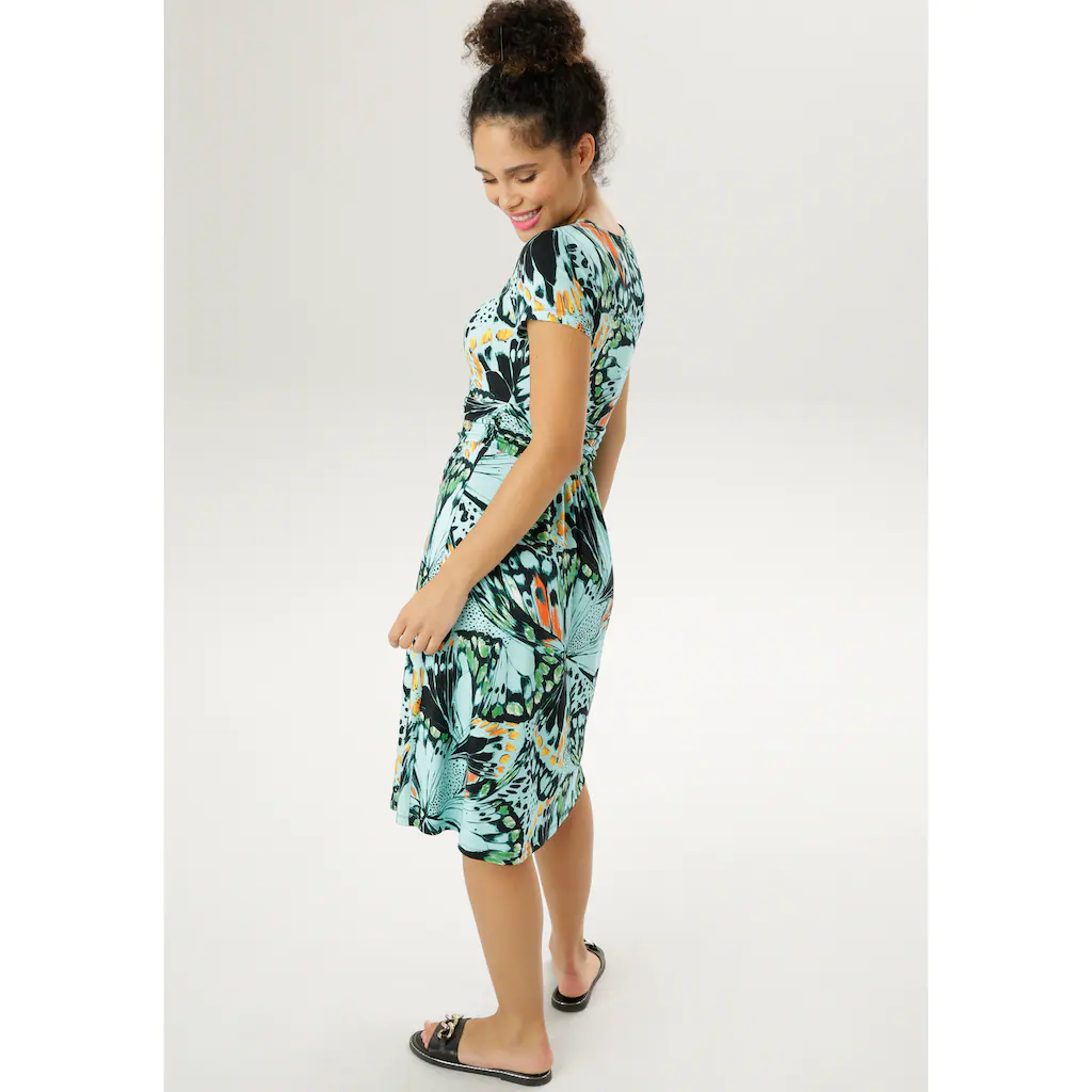 Aniston SELECTED Sommerkleid mit extravagantem Druck Tiefpreis