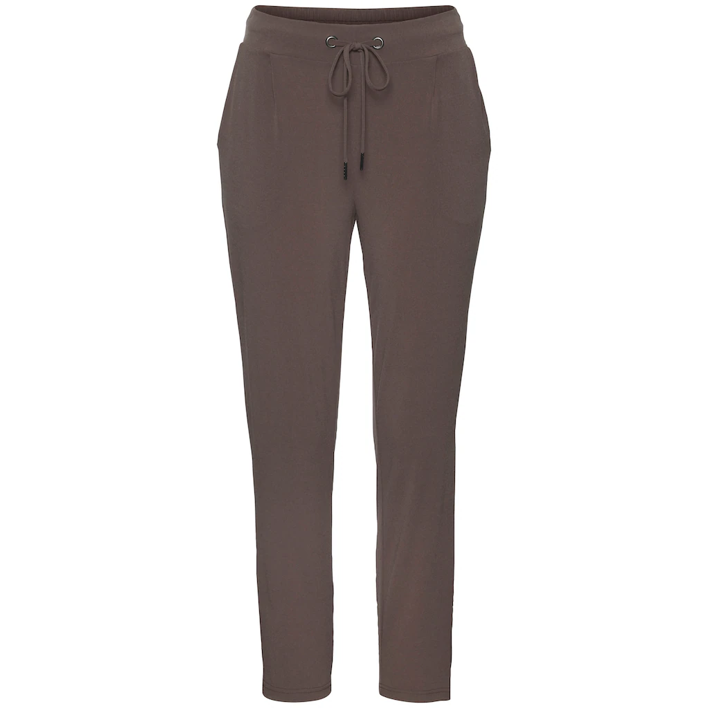 LASCANA Schlupfhose aus glatter Jerseyqualität leichte Sommerhose mit Taschen bügelfrei Letzte 2 Tage